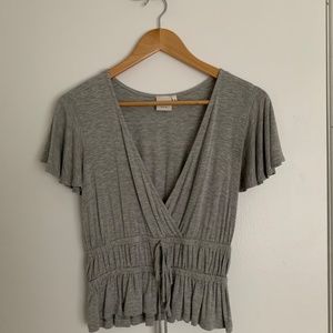 Front tie t-shirt